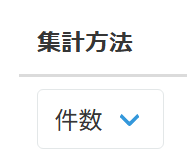 集計方法の選択画面