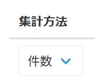 集計方法の選択画面